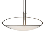 Hubbardton Forge 2004 Dark Smoke Opal Glass (GG) Multi Mackintosh Large Pendant