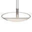 Hubbardton Forge 2004 Dark Smoke Opal Glass (GG) Multi Mackintosh Large Pendant