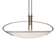 Hubbardton Forge 2004 Bronze Opal Glass (GG) Multi Mackintosh Large Pendant