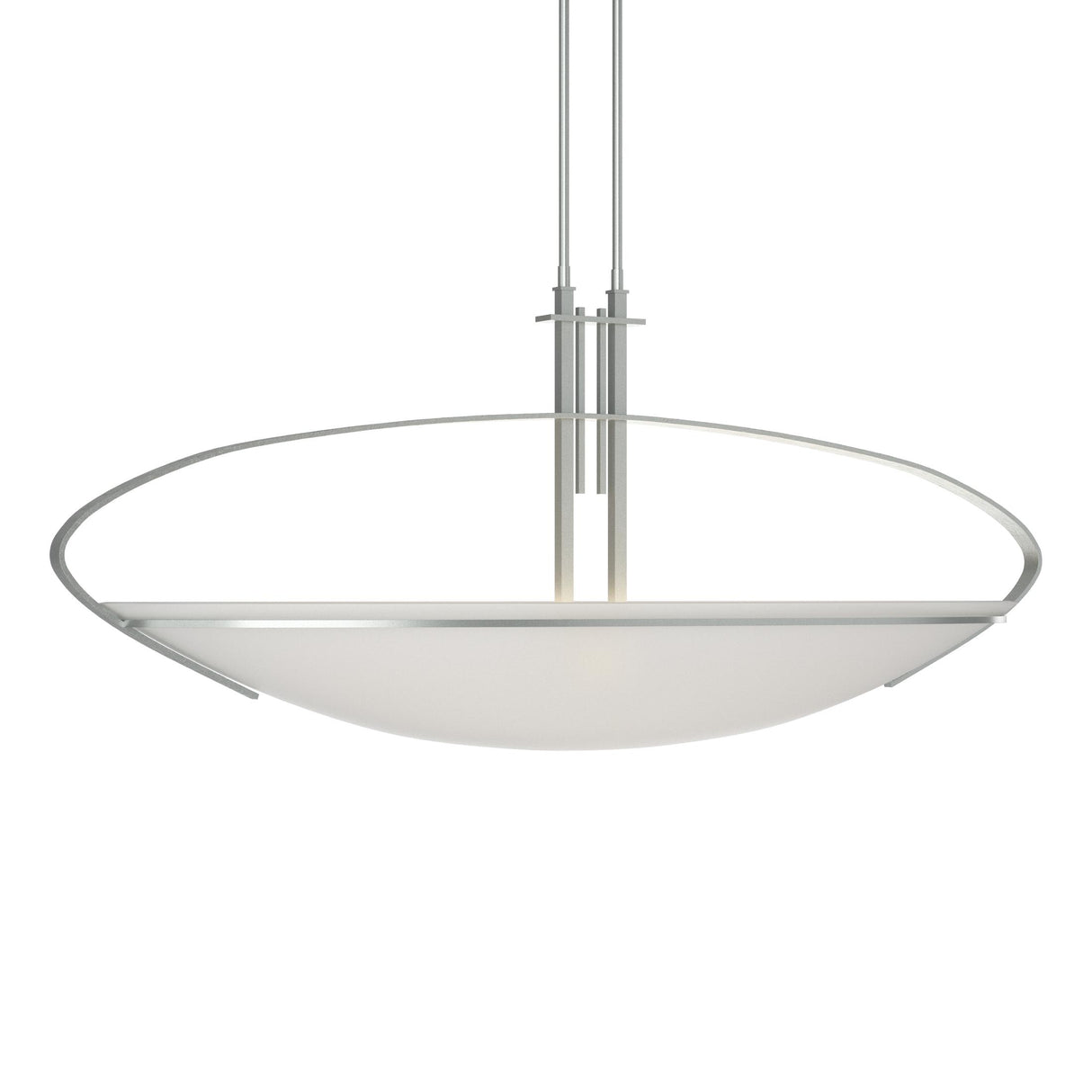 Hubbardton Forge 2004 Vintage Platinum Opal Glass (GG) Multi Mackintosh Large Pendant