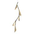 Hubbardton Forge 2014 Dark Smoke Modern Brass Quill LED Pendant