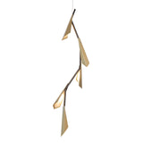 Hubbardton Forge 2014 Dark Smoke Modern Brass Quill LED Pendant