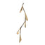 Hubbardton Forge 2014 Dark Smoke Modern Brass Quill LED Pendant