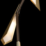 Hubbardton Forge 2014 Dark Smoke Modern Brass Quill LED Pendant