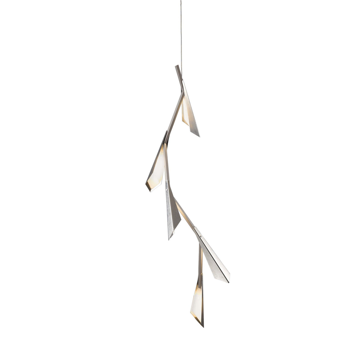 Hubbardton Forge 2014 Sterling Sterling Quill LED Pendant