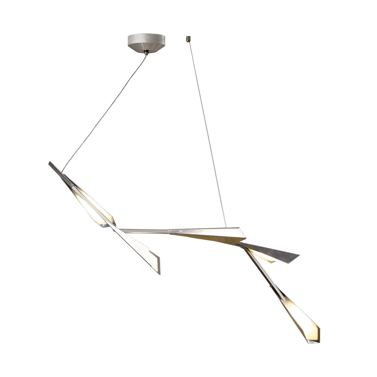 Hubbardton Forge 2014 Sterling Sterling Quill LED Pendant