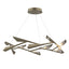Hubbardton Forge 2017 Soft Gold Soft Gold Quill Large LED Pendant