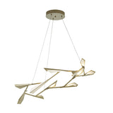 Hubbardton Forge 2017 Soft Gold Soft Gold Quill Large LED Pendant