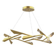 Hubbardton Forge 2017 Modern Brass Modern Brass Quill Large LED Pendant