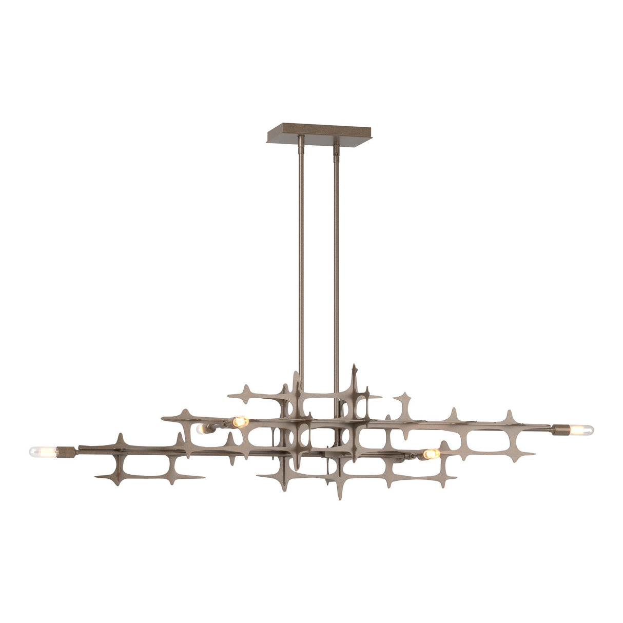 Hubbardton Forge 2019 Bronze Multi Grid Pendant