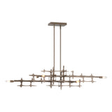 Hubbardton Forge 2019 Bronze Multi Grid Pendant