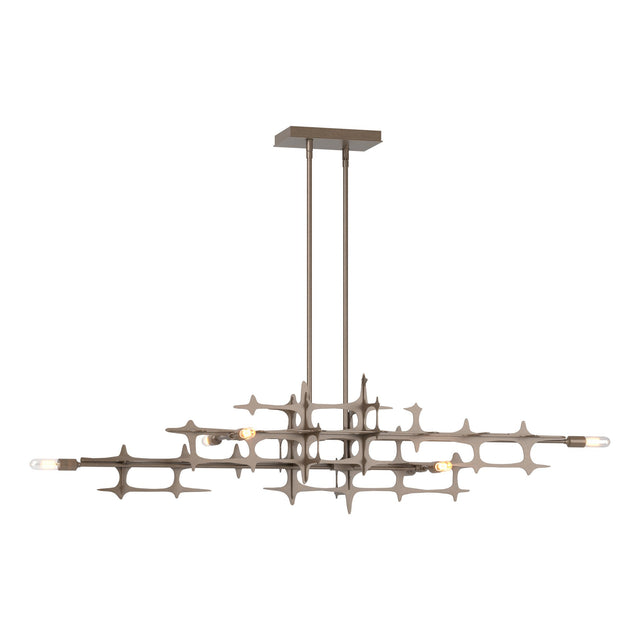 Hubbardton Forge 2019 Bronze Multi Grid Pendant