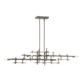 Hubbardton Forge 2019 Dark Smoke Multi Grid Pendant