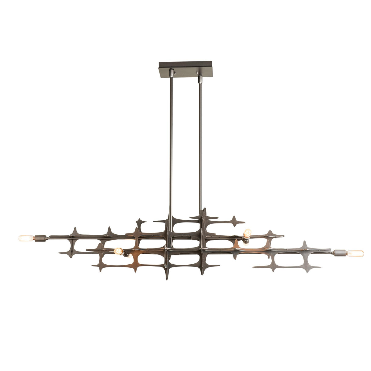 Hubbardton Forge 2019 Dark Smoke Multi Grid Pendant