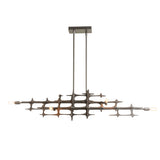 Hubbardton Forge 2019 Dark Smoke Multi Grid Pendant