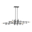 Hubbardton Forge 2019 Black Multi Grid Pendant