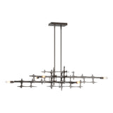 Hubbardton Forge 2019 Oil Rubbed Bronze Multi Grid Pendant