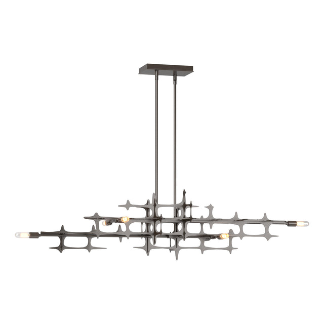 Hubbardton Forge 2019 Oil Rubbed Bronze Multi Grid Pendant