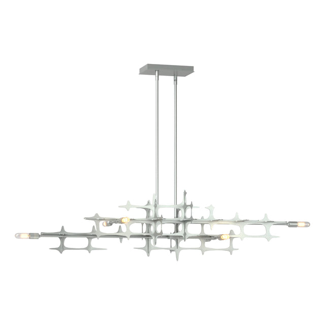 Hubbardton Forge 2019 Vintage Platinum Multi Grid Pendant