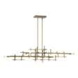 Hubbardton Forge 2019 Soft Gold Multi Grid Pendant