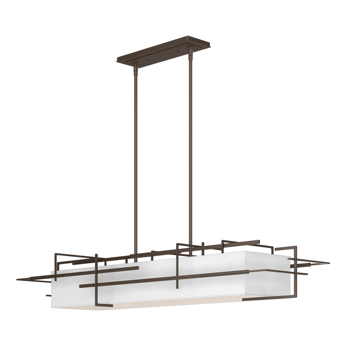 Hubbardton Forge 2020 Bronze Natural Anna Shade (SF) Multi Etch Pendant
