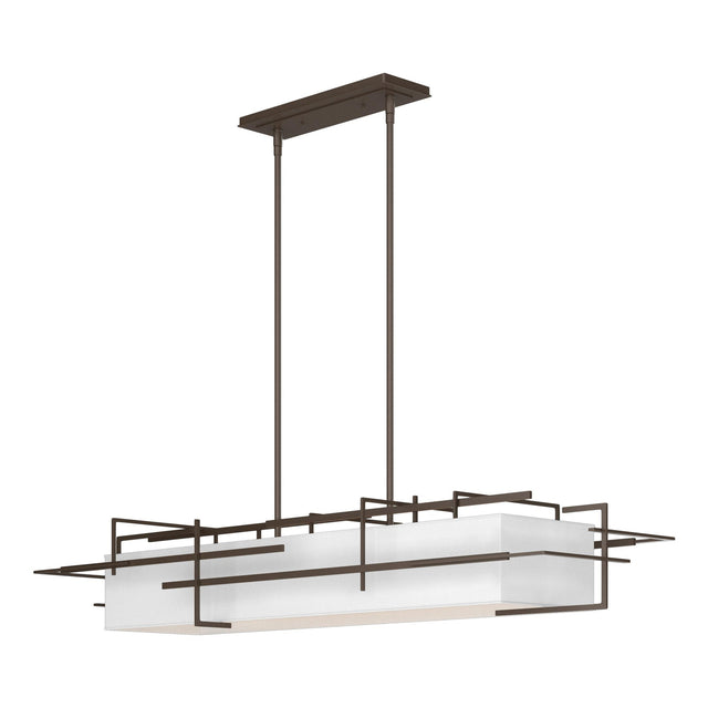Hubbardton Forge 2020 Bronze Natural Anna Shade (SF) Multi Etch Pendant