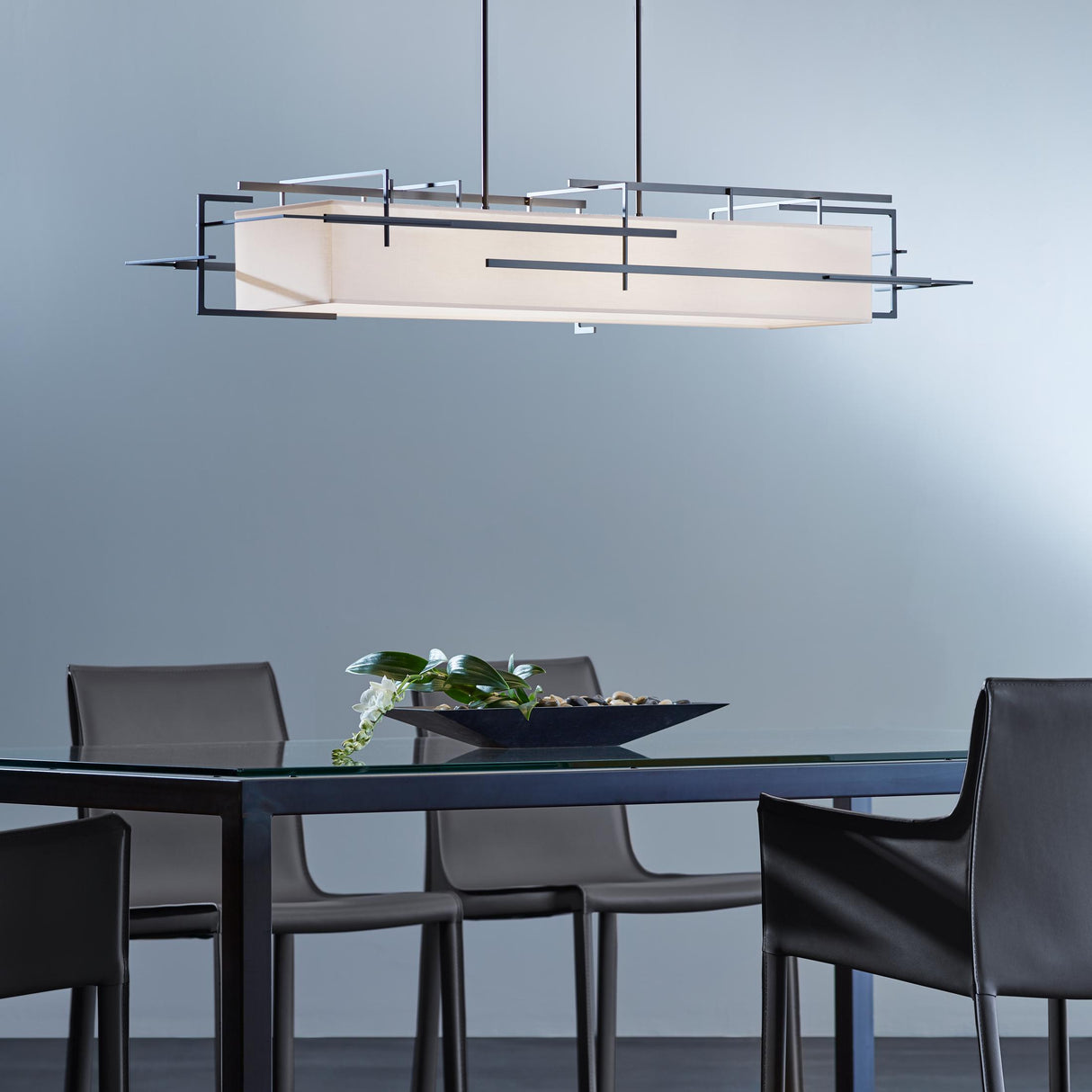 Hubbardton Forge 2020 Bronze Natural Anna Shade (SF) Multi Etch Pendant