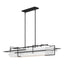 Hubbardton Forge 2020 Black Natural Anna Shade (SF) Multi Etch Pendant