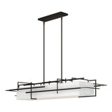 Hubbardton Forge 2020 Oil Rubbed Bronze Natural Anna Shade (SF) Multi Etch Pendant