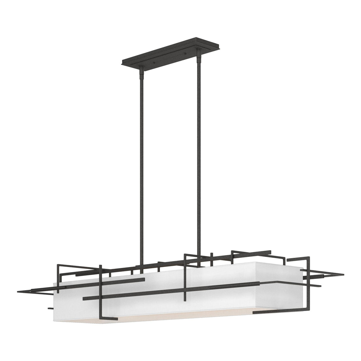 Hubbardton Forge 2020 Natural Iron Natural Anna Shade (SF) Multi Etch Pendant