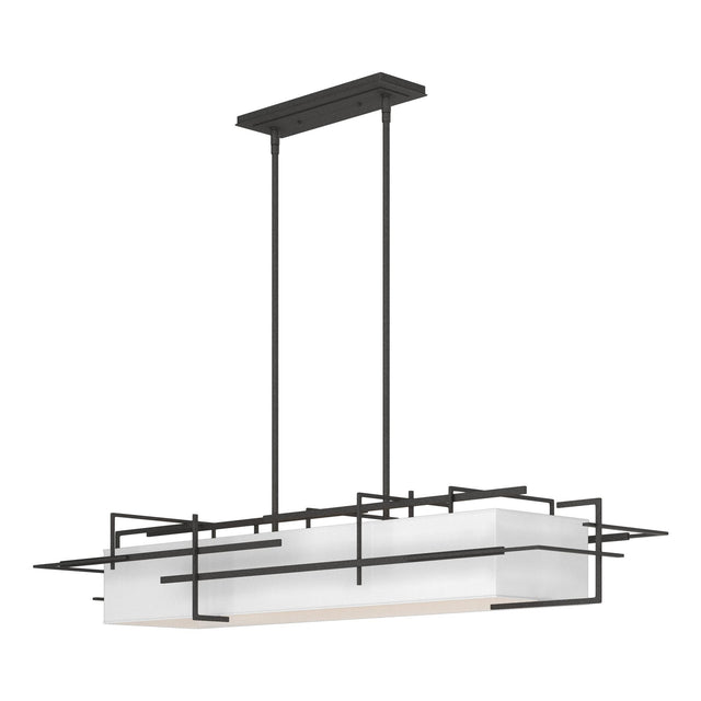 Hubbardton Forge 2020 Natural Iron Natural Anna Shade (SF) Multi Etch Pendant