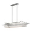 Hubbardton Forge 2020 Vintage Platinum Flax Shade (SE) Multi Etch Pendant