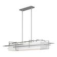 Hubbardton Forge 2020 Vintage Platinum Natural Anna Shade (SF) Multi Etch Pendant