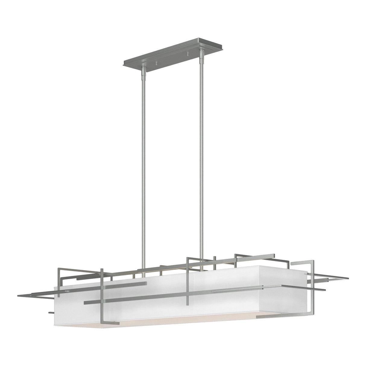 Hubbardton Forge 2020 Vintage Platinum Natural Anna Shade (SF) Multi Etch Pendant