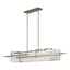 Hubbardton Forge 2020 Soft Gold Flax Shade (SE) Multi Etch Pendant