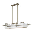 Hubbardton Forge 2020 Soft Gold Natural Anna Shade (SF) Multi Etch Pendant