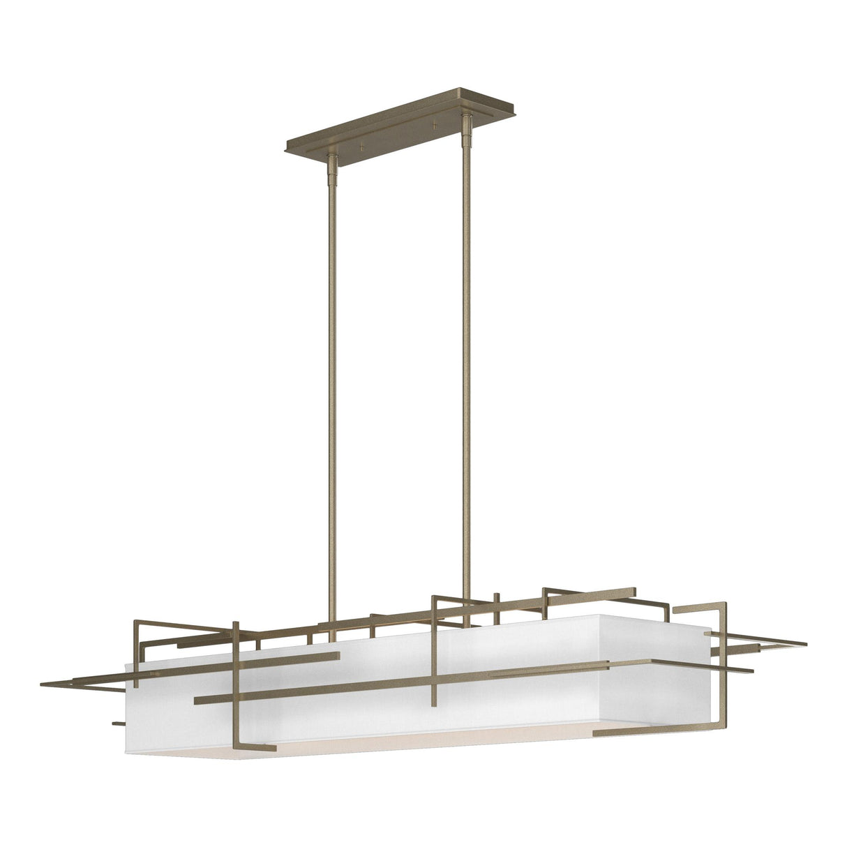 Hubbardton Forge 2020 Soft Gold Natural Anna Shade (SF) Multi Etch Pendant