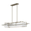 Hubbardton Forge 2020 Soft Gold Natural Anna Shade (SF) Multi Etch Pendant