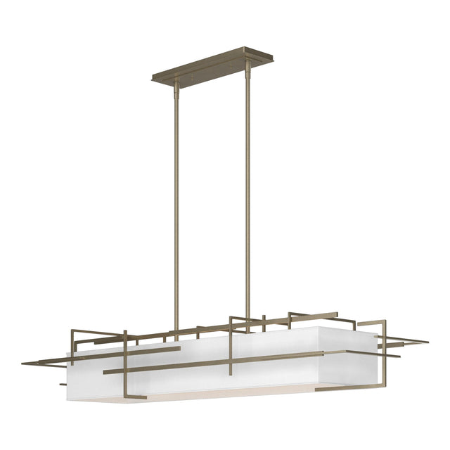 Hubbardton Forge 2020 Soft Gold Natural Anna Shade (SF) Multi Etch Pendant