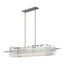 Hubbardton Forge 2020 Sterling Flax Shade (SE) Multi Etch Pendant