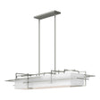 Hubbardton Forge 2020 Sterling Natural Anna Shade (SF) Multi Etch Pendant