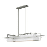 Hubbardton Forge 2020 Sterling Natural Anna Shade (SF) Multi Etch Pendant