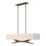 Hubbardton Forge 2013 Bronze Flax Shade (SE) Multi Moreau Pendant