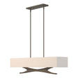 Hubbardton Forge 2013 Dark Smoke Flax Shade (SE) Multi Moreau Pendant
