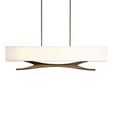Hubbardton Forge 2013 Dark Smoke Natural Anna Shade (SF) Multi Moreau Pendant