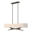 Hubbardton Forge 2013 Oil Rubbed Bronze Flax Shade (SE) Multi Moreau Pendant