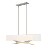 Hubbardton Forge 2013 Vintage Platinum Natural Anna Shade (SF) Multi Moreau Pendant