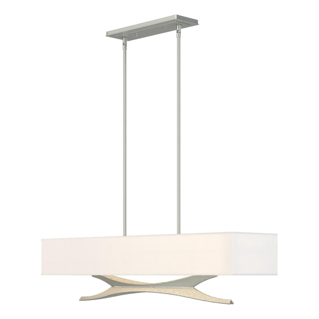 Hubbardton Forge 2013 Vintage Platinum Natural Anna Shade (SF) Multi Moreau Pendant