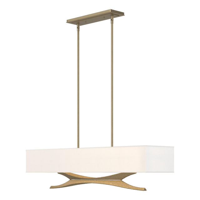 Hubbardton Forge 2013 Soft Gold Natural Anna Shade (SF) Multi Moreau Pendant