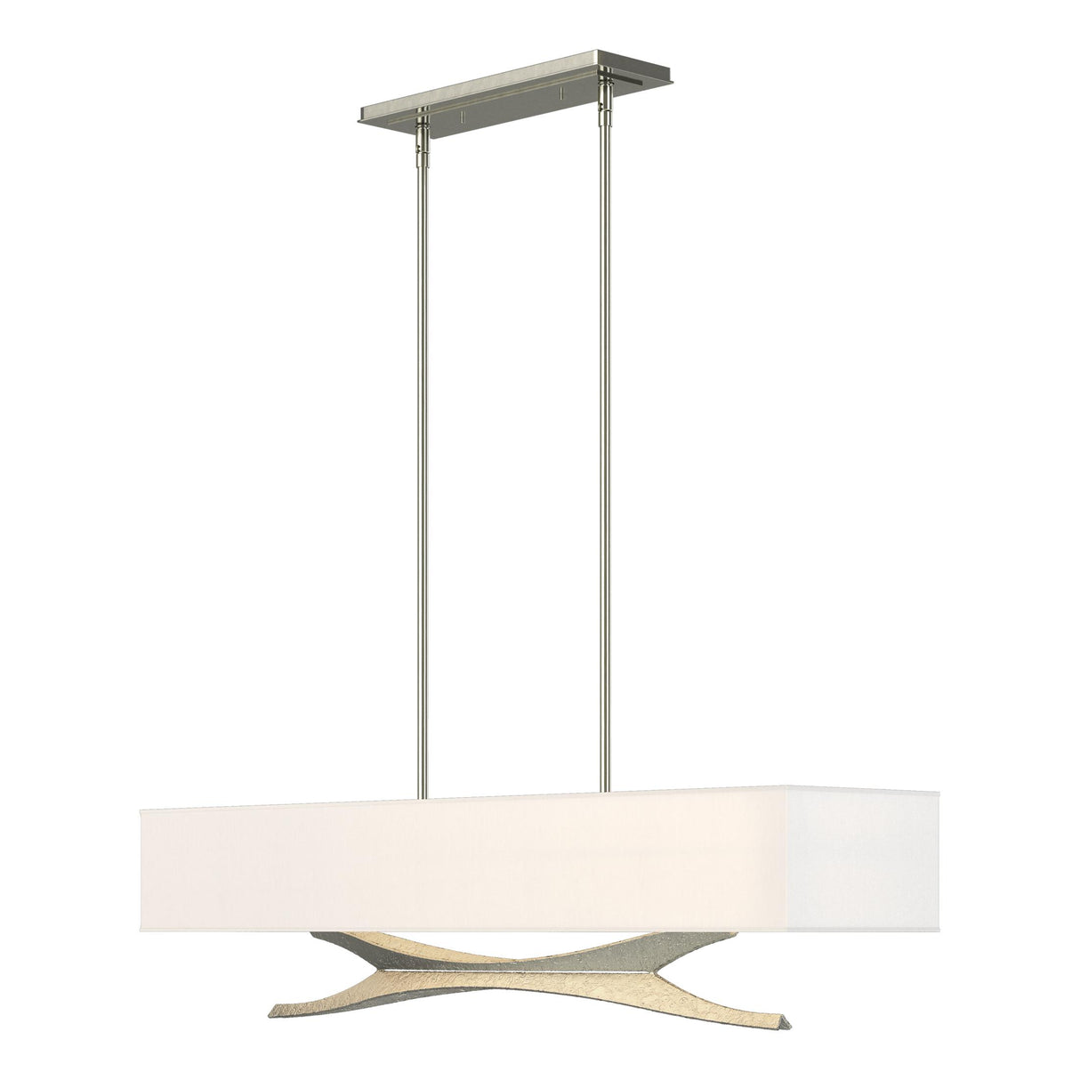 Hubbardton Forge 2013 Sterling Natural Anna Shade (SF) Multi Moreau Pendant